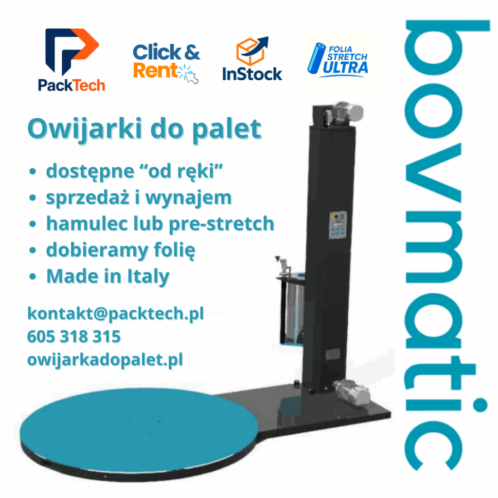 Owijarki palet dostępne "od ręki"